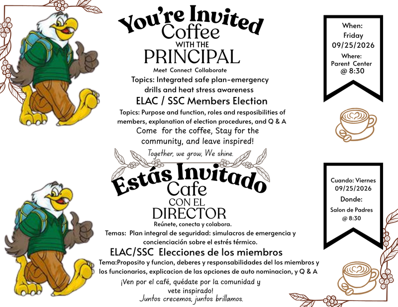 Coffee with the Principal