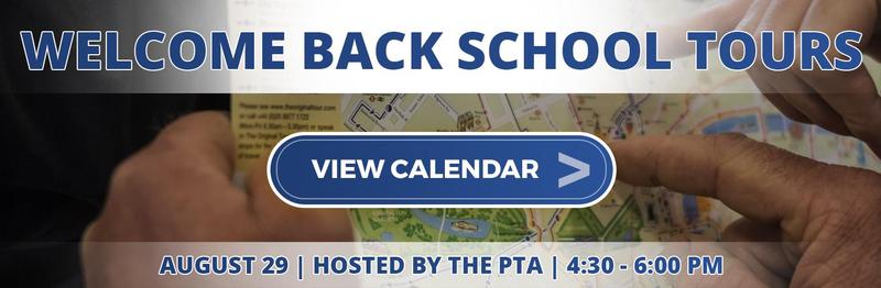 Welcome Back School Tours on August 29