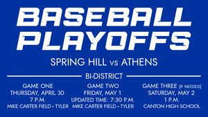 Baseball Playoffs - Bi-District Game Two