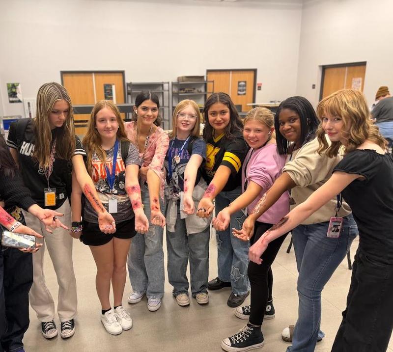 photos of students in theater