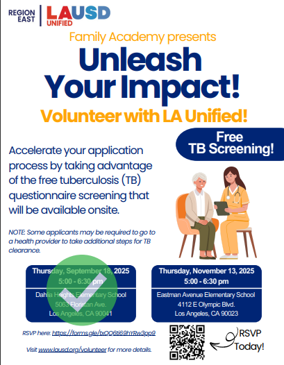 TB Screen Dates 11/13