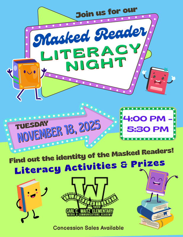 Literacy Night on Tuesday Nov. 18th