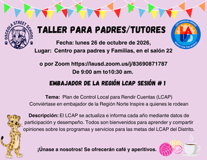 Parent Workshop Spanish