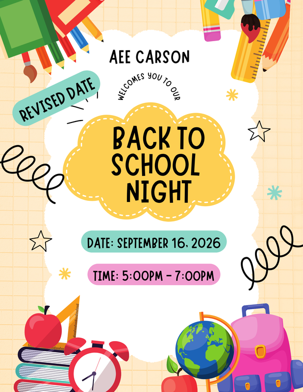 Back to School Night Flyer