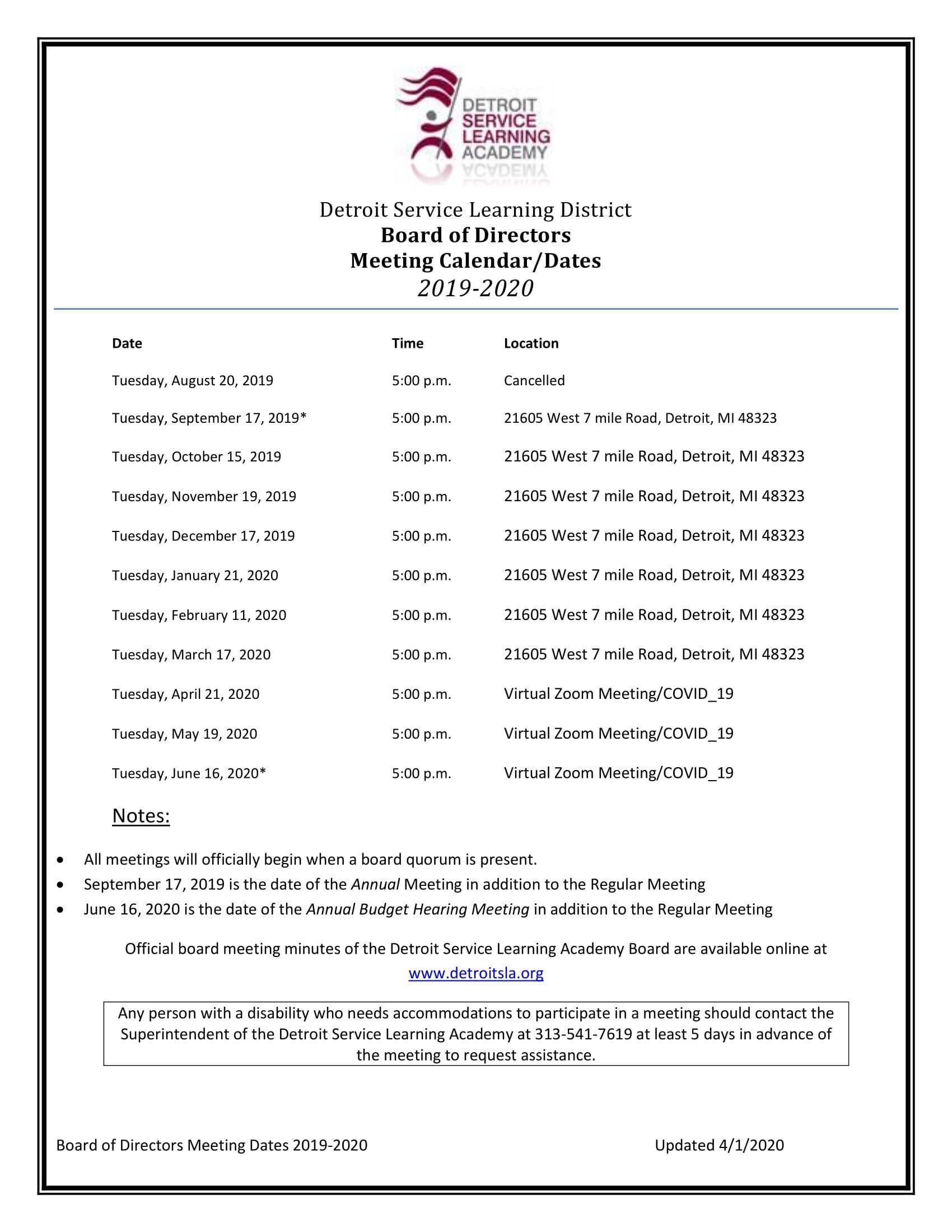 Board Of Directors Board Of Directors Redford Service Learning Academy Board Of Directors Board Of Directors Redford Service Learning Academy