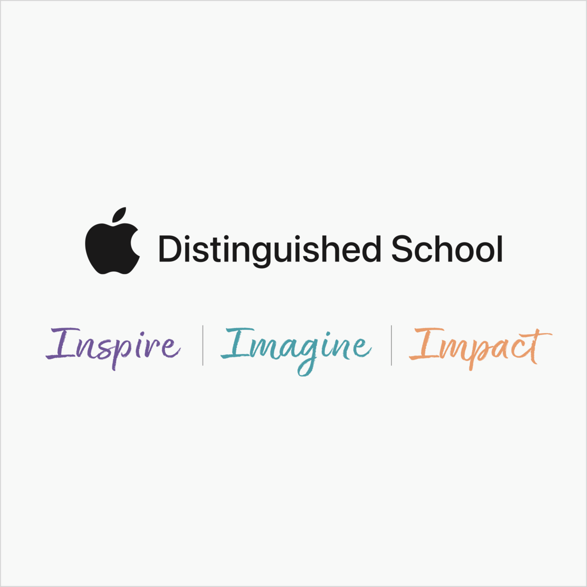 Apple Distinguished School Logo