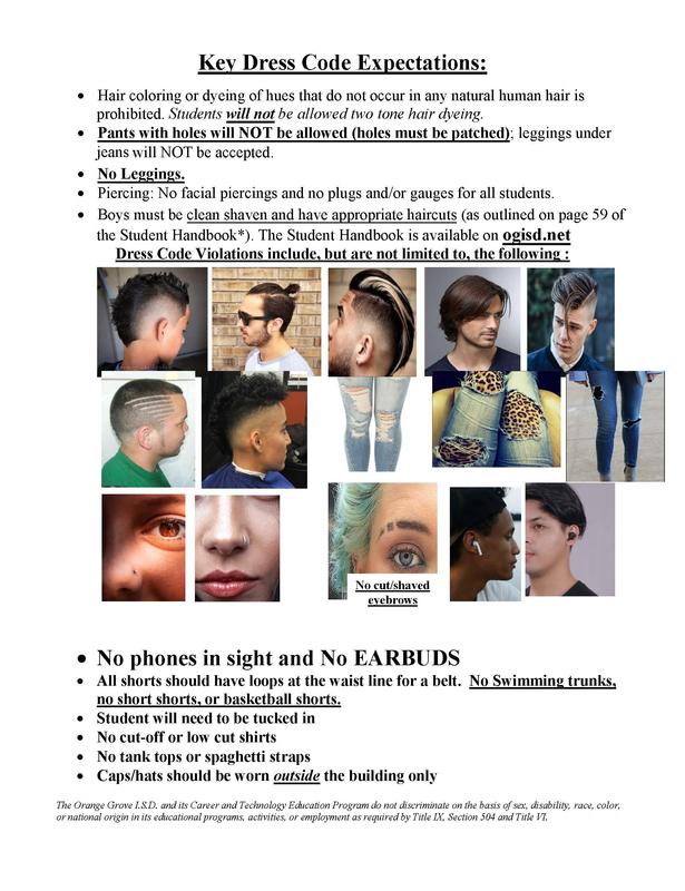 2021-22 Dress Code Expectations Featured Photo