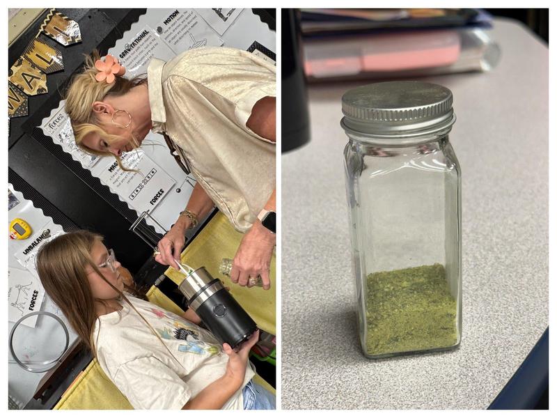 blending pepper