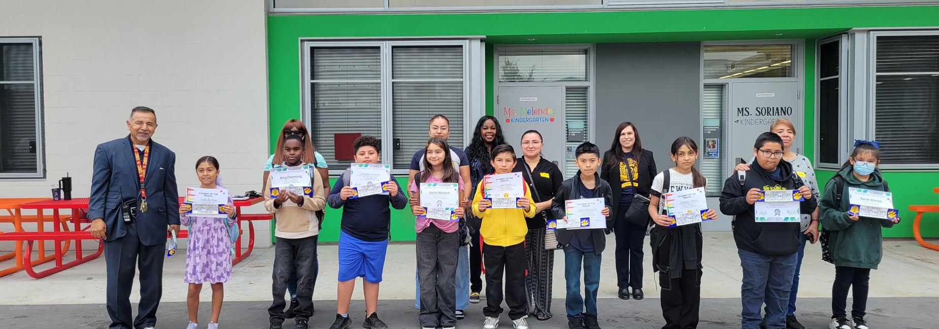 Student of the Month September 12, 2025 (5th Grade)