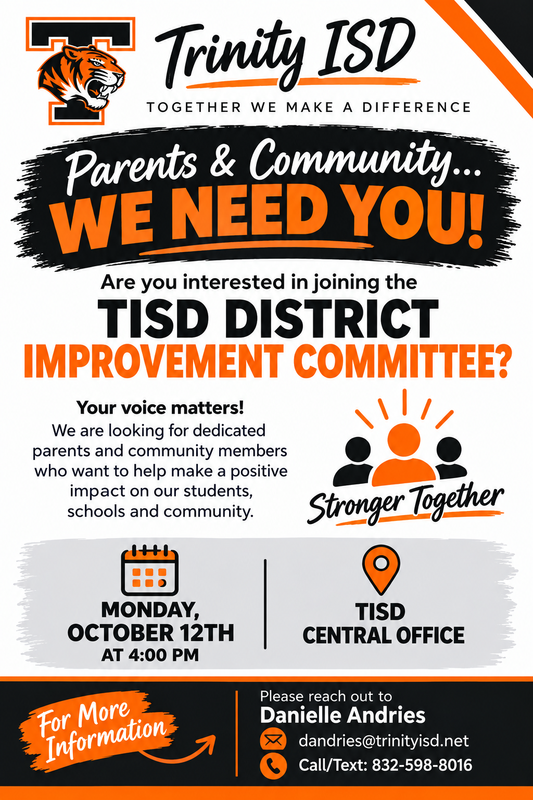 District Improvement Committee Flyer