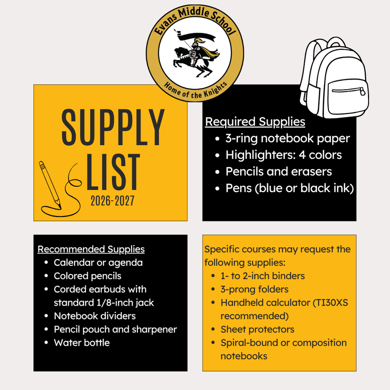 26-27 Supply List