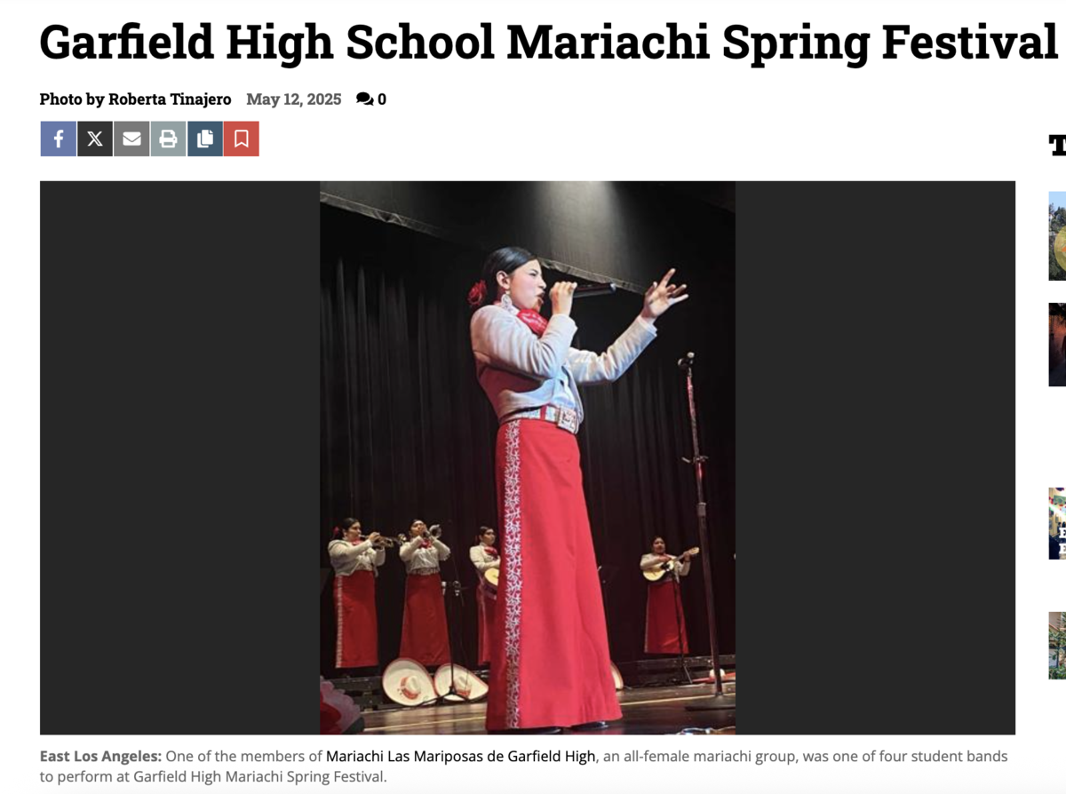 Garfield High School's Mariachi Spring Festival
