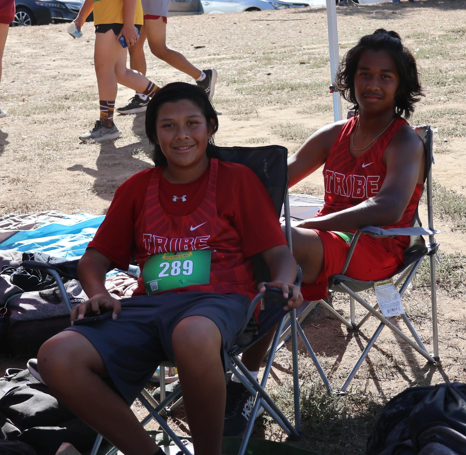 cross country runners in action