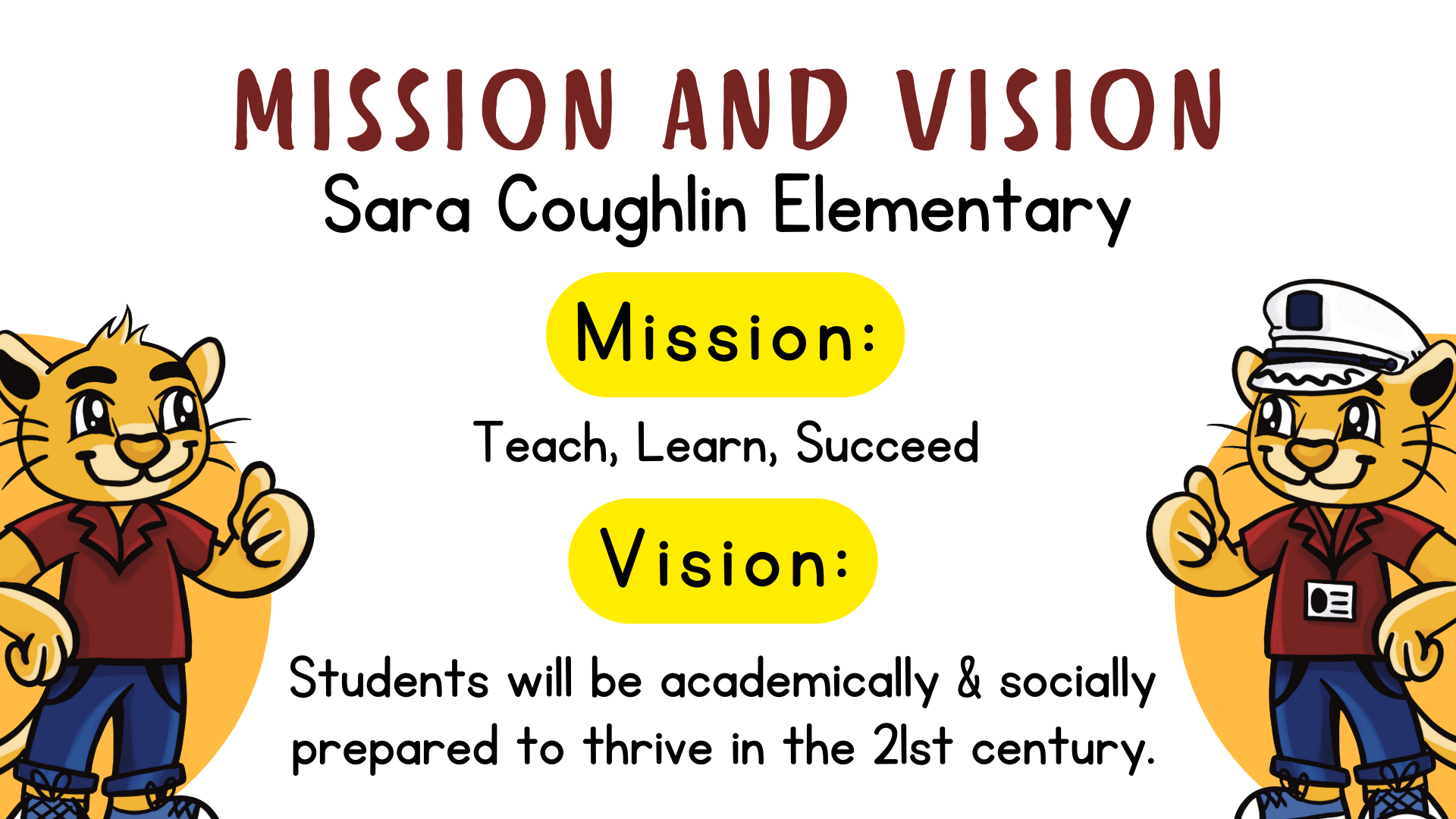 Mission and Vision and Behavioral Pledge – Our School – Sara Coughlin ...