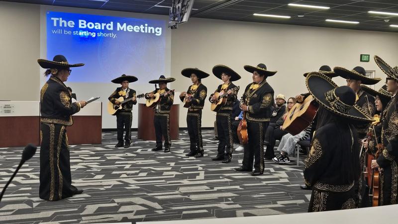 San Pasqual High School’s Mariachi Students Perform at Board Meeting