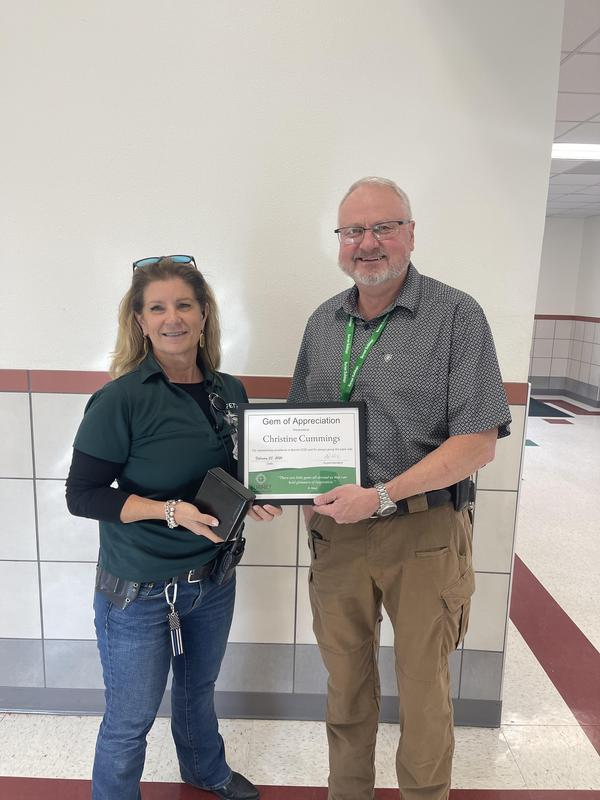 Christine Cummings - Safety Department Gem of Appreciation for Feburary Featured Photo