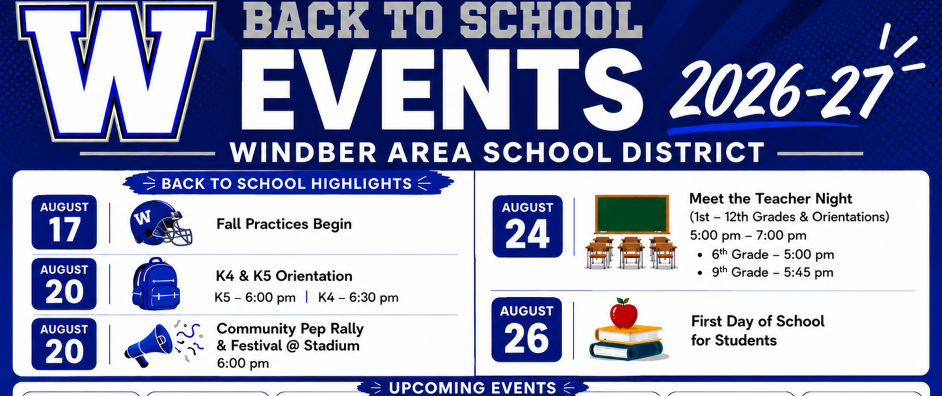 Back to School 2026-27
