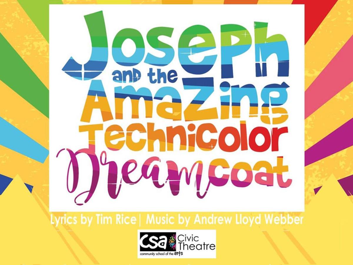promo graphic - CSA Civic Theatre summer musical 2026 - Joseph