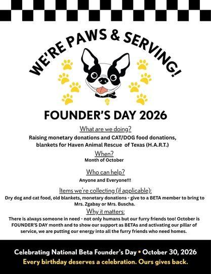 BETA Club is Serving the Community 🐶😺 Thumbnail Image