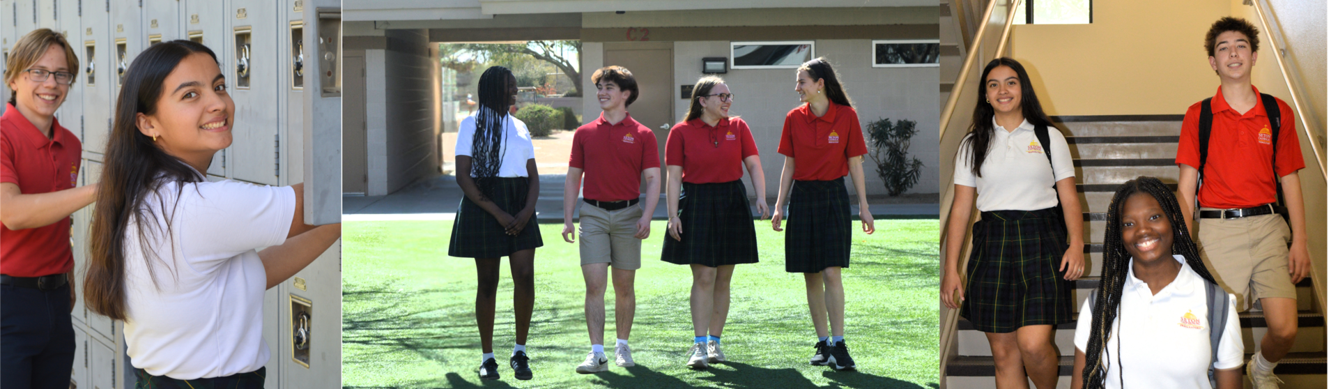 Students around campus