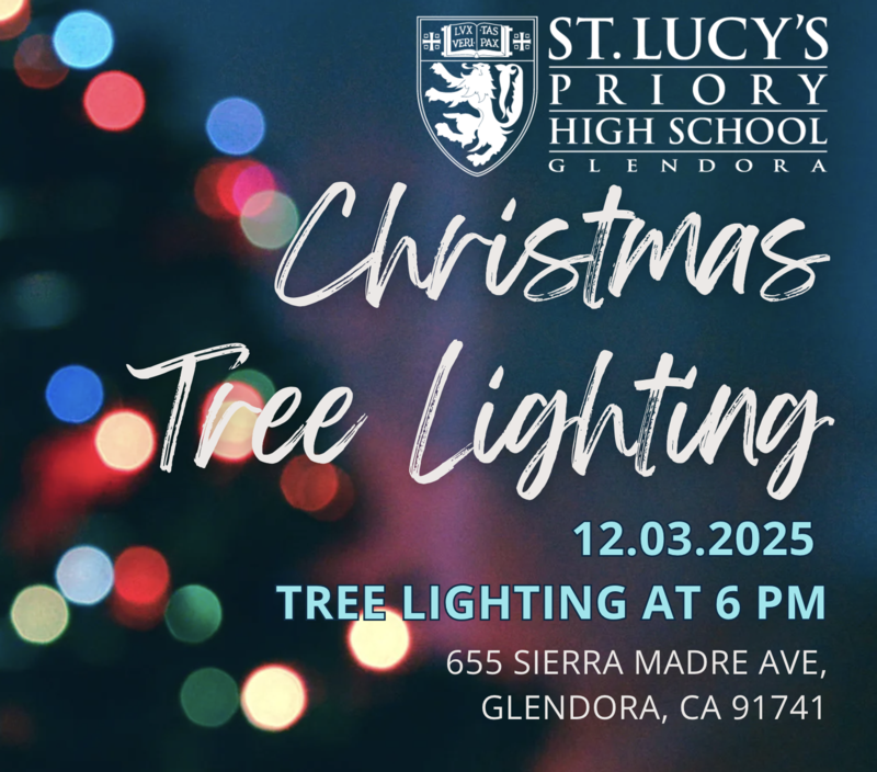 🎄 You’re Invited: St. Lucy’s Priory High School Christmas Tree Lighting Featured Photo