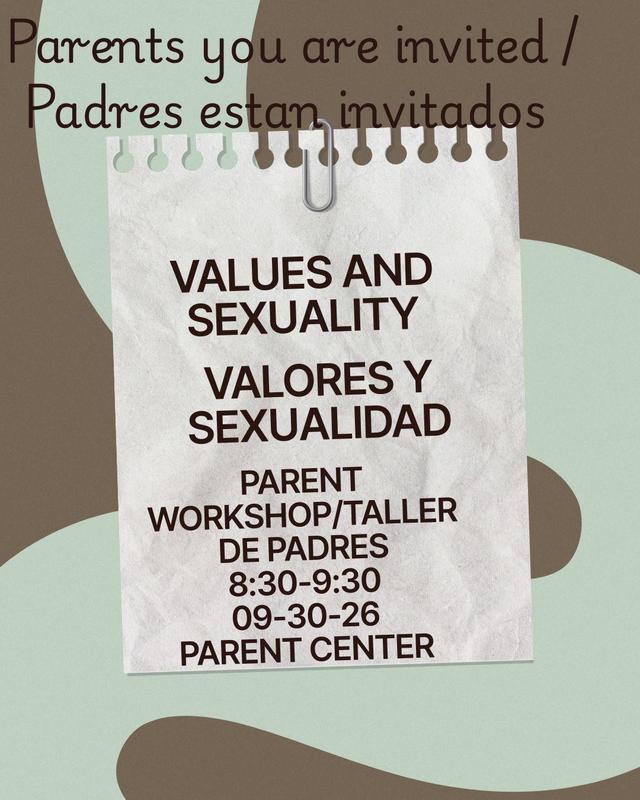 Parent workshop 9/30/26