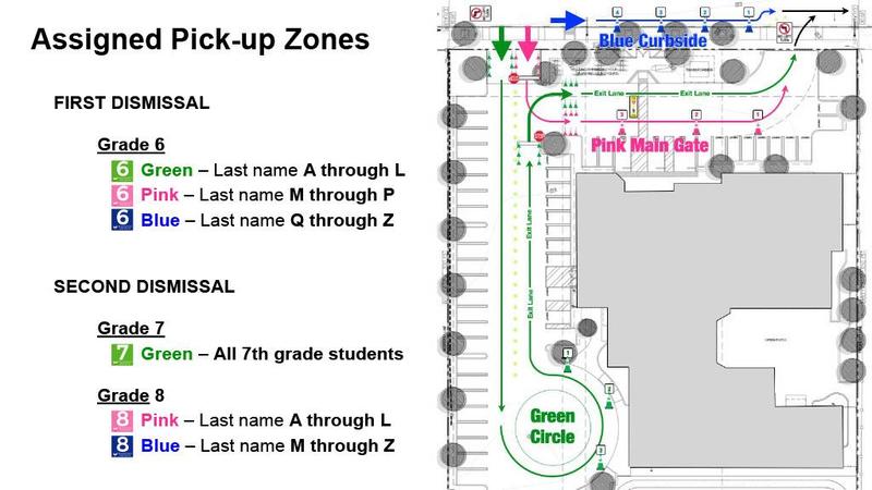 First Day of School Start Time and Dismissal Pick-up Zones Featured Photo