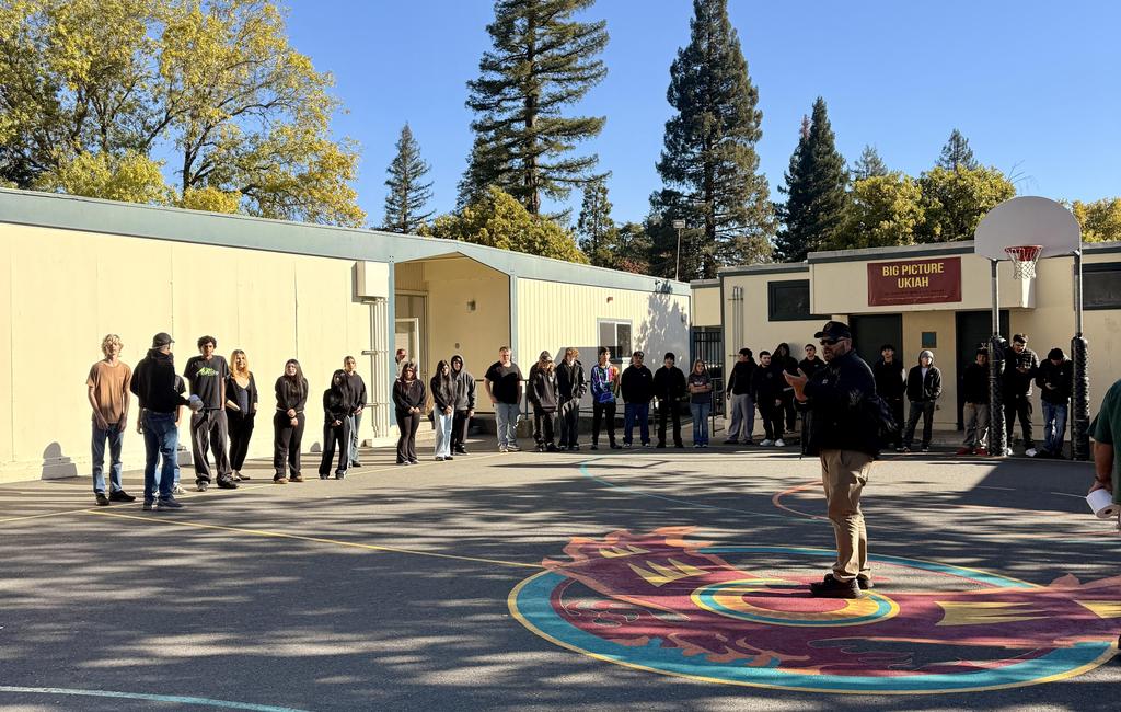 school outdoors