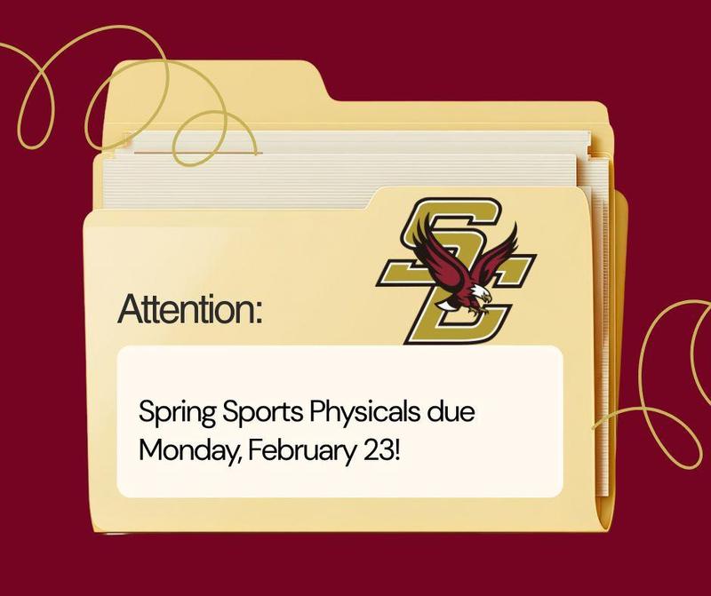 Spring Sports Physicals February 23