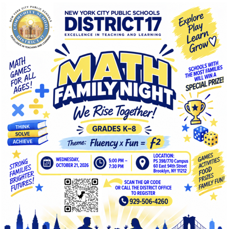 District 17 Math Family Night