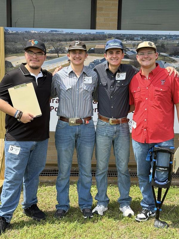 Frenship FFA Poultry team with after their state competition