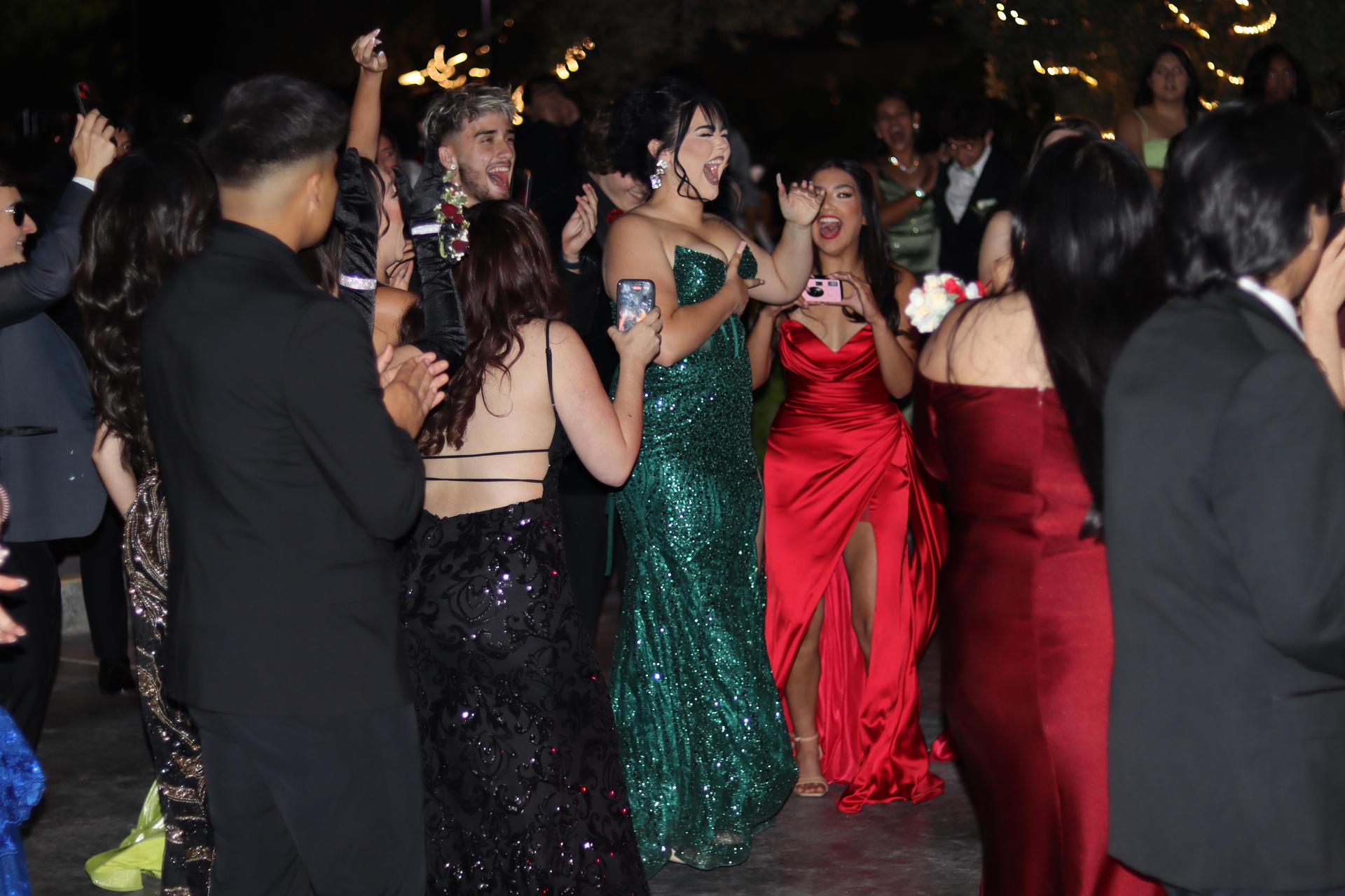 students enjoying Prom night