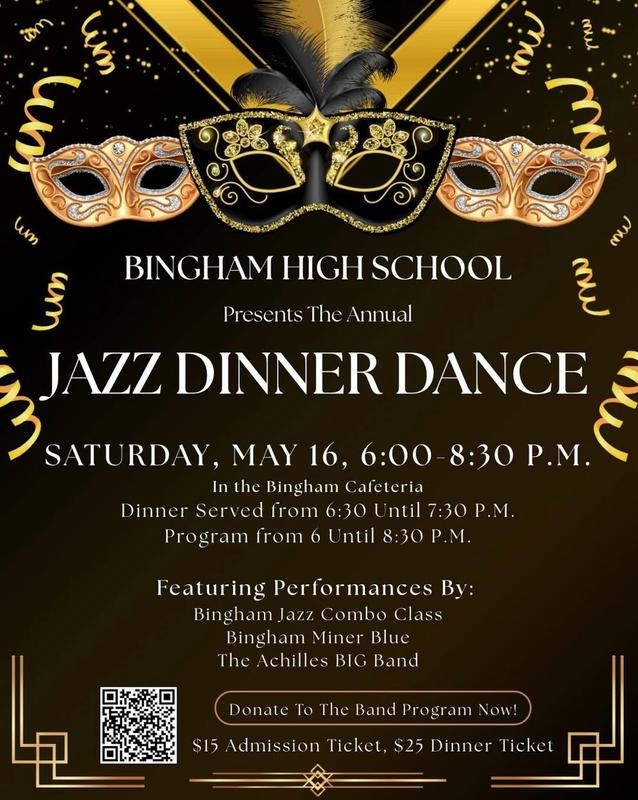 Annual Jazz Dinner May 16th