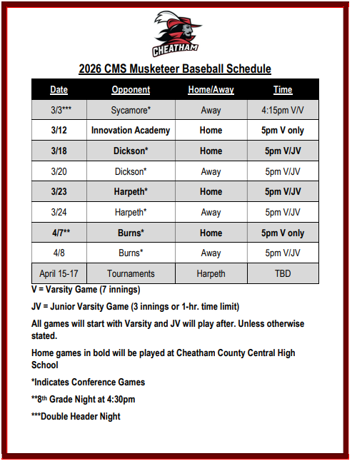 schedule