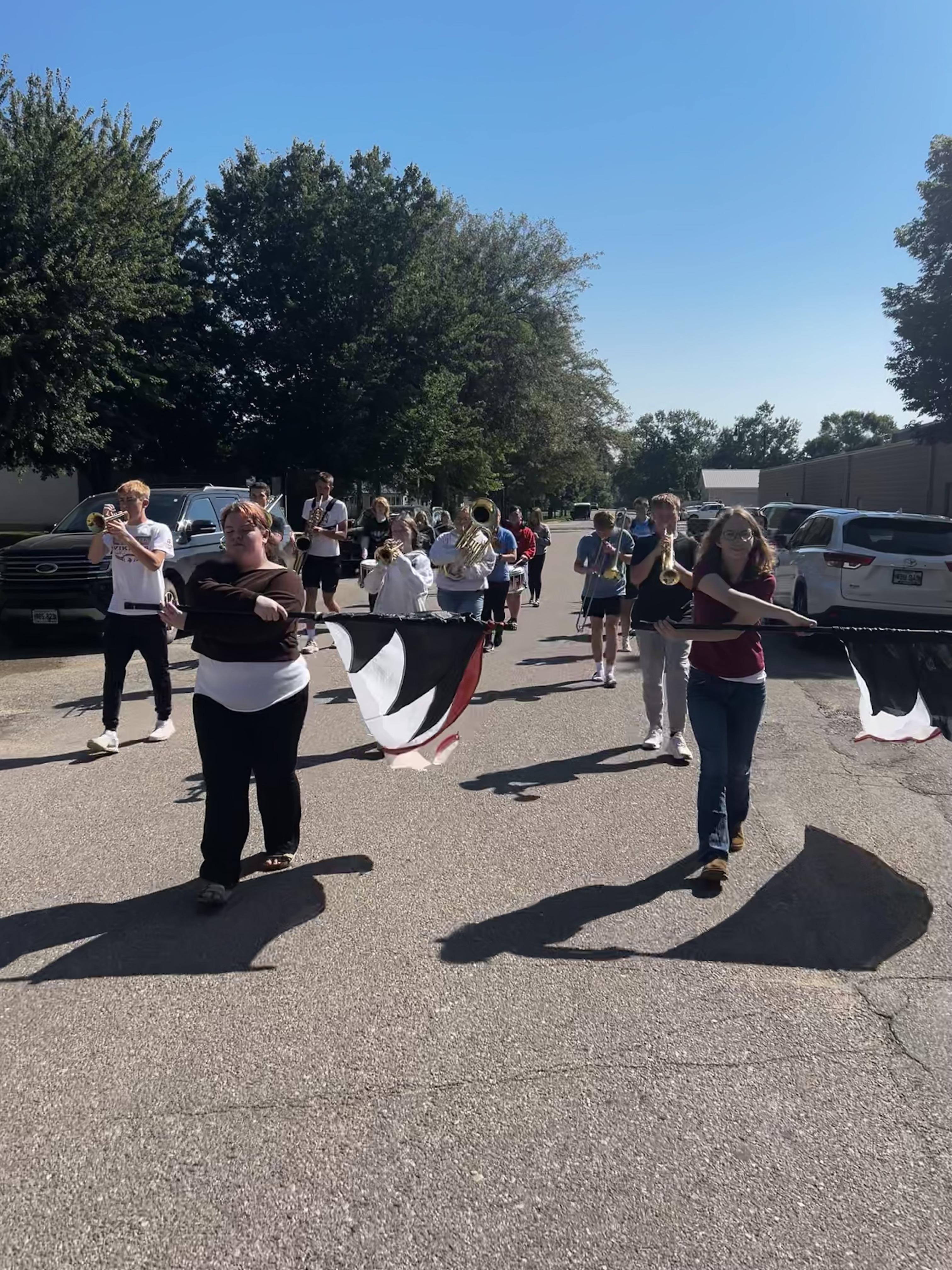 Band marching