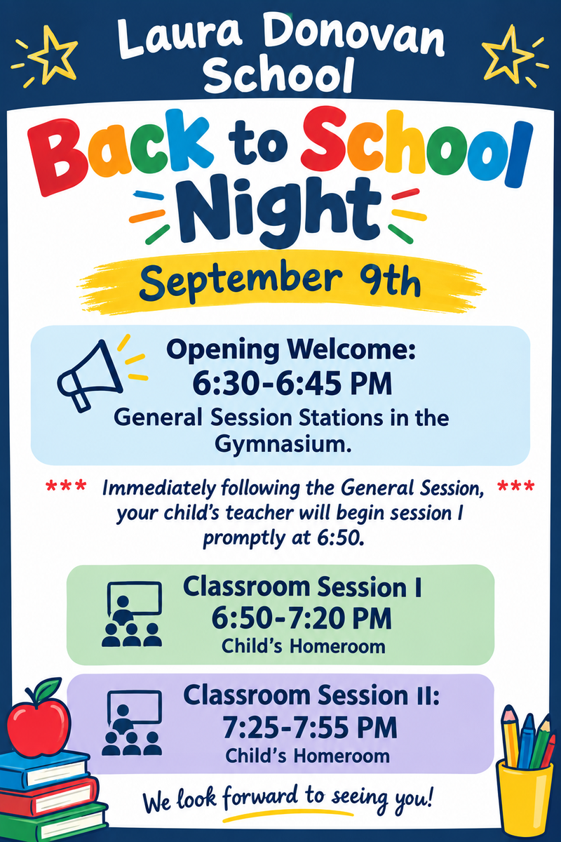 BACK TO SCHOOL NIGHT