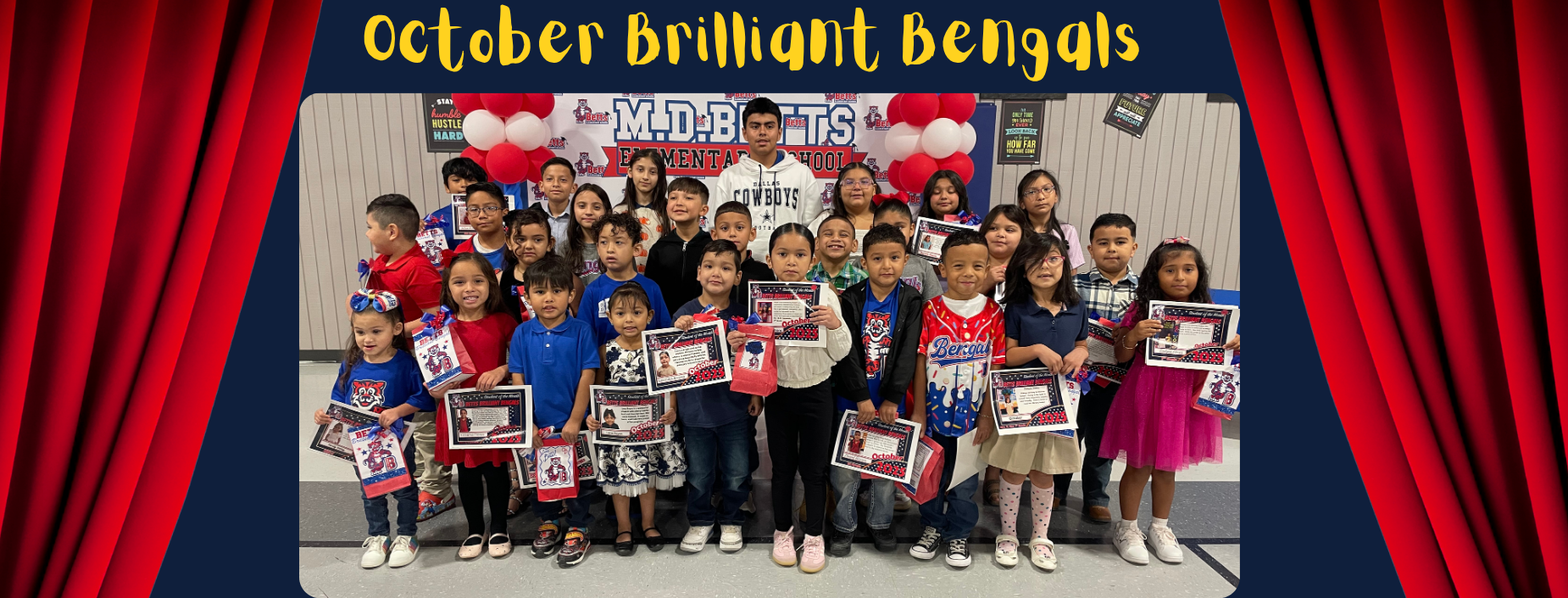 October Brilliant Bengals
student group photo