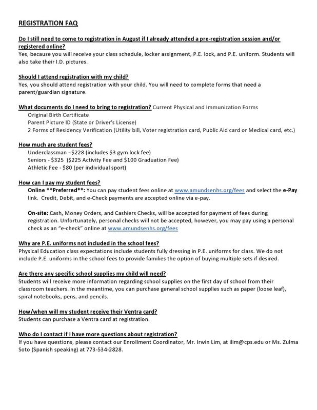 Student Registration FAQ Featured Photo