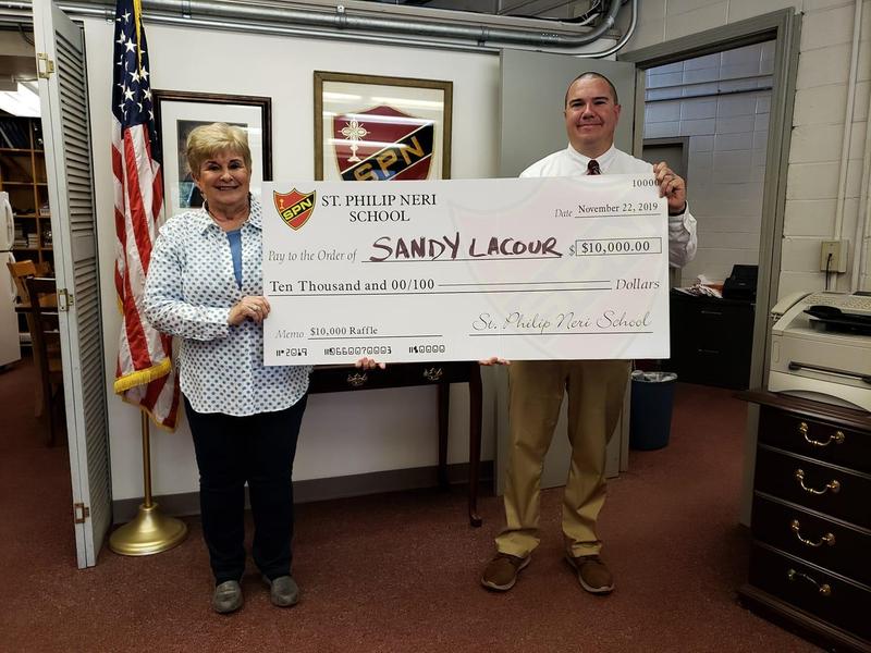 Congratulations to our $10,000 Raffle winner - Sandy Lacour! Thumbnail Image
