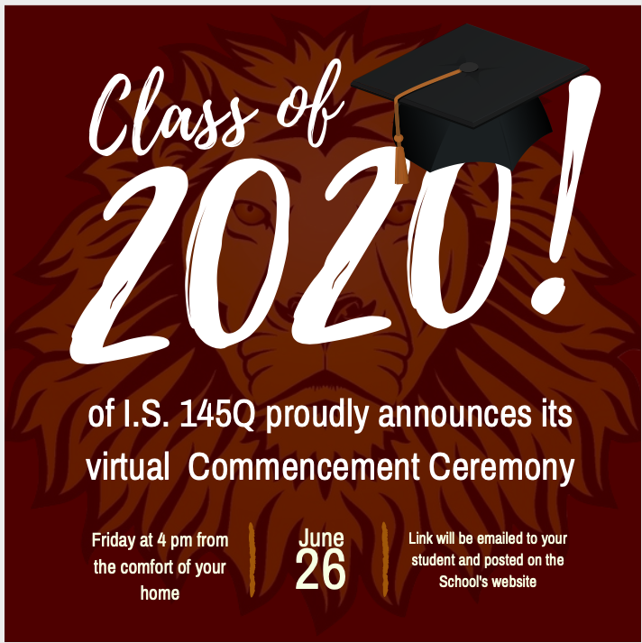 Click the link to go to our graduation ceremony