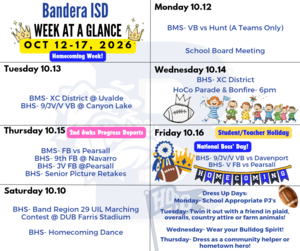 Week at a glance