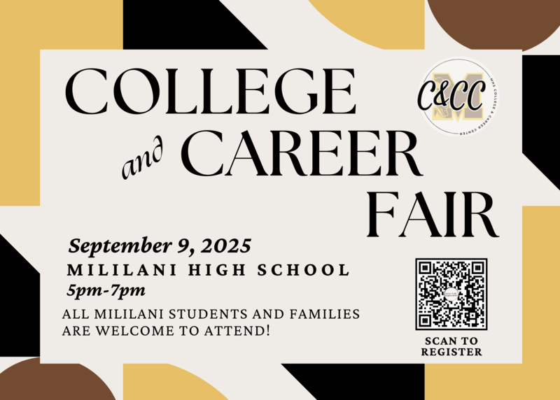 College and Career Fair - September 9, 2025 - Register at StriveFair.com