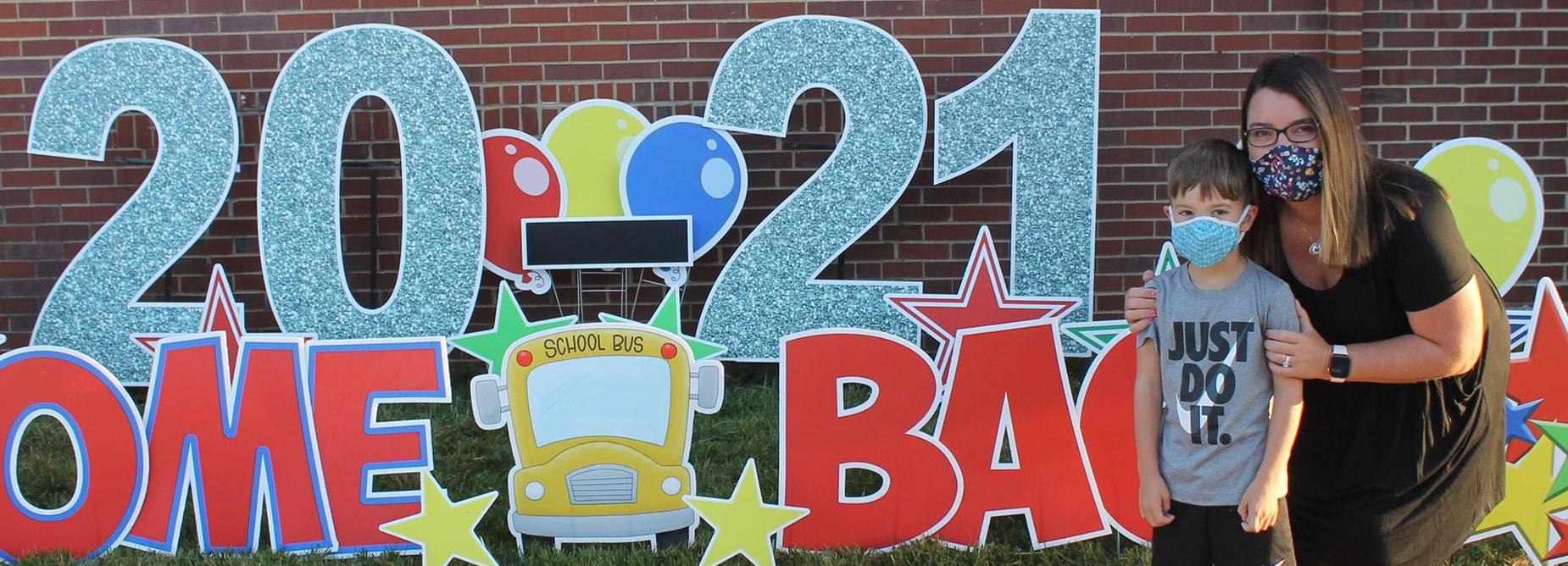 First day of school at Pleasant View Elementary School
