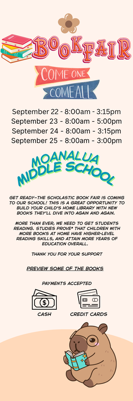 Scholastic Book Fair in the Library