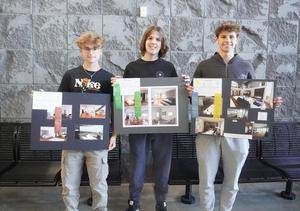 Three students share their MITES state entries and awards.