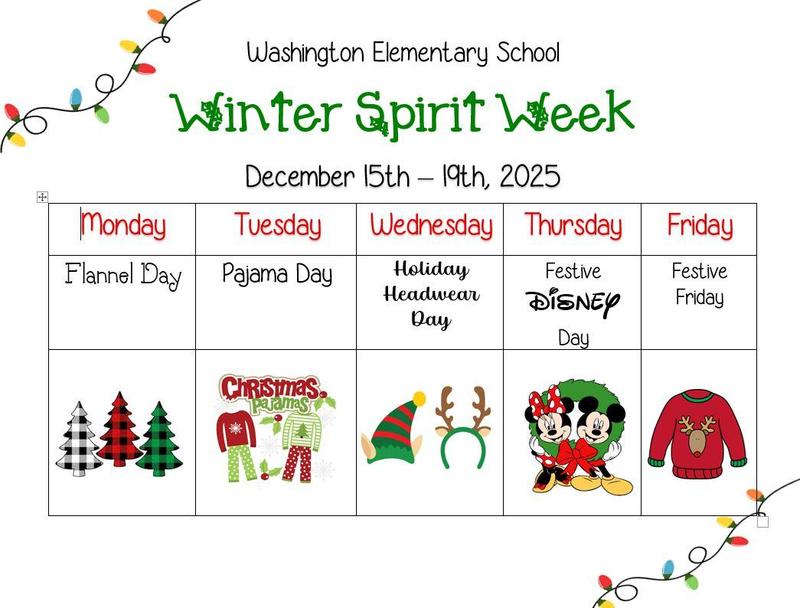 Holiday Spirit Week