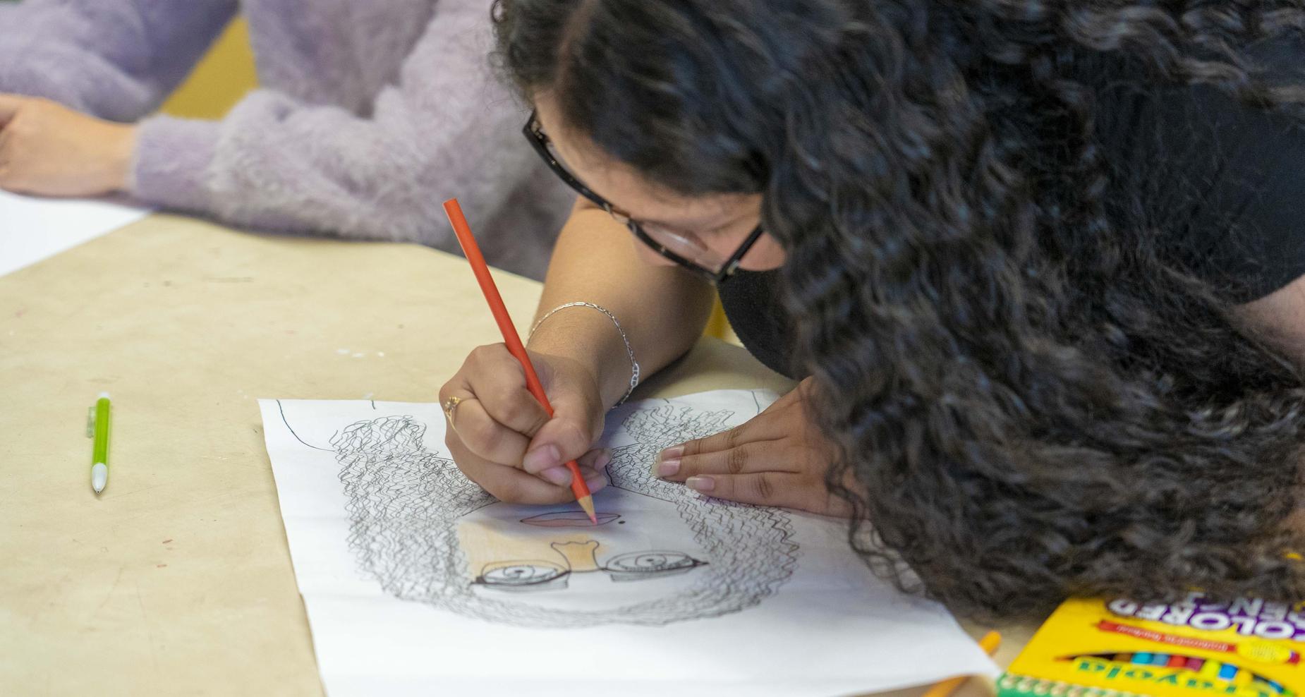 student art class