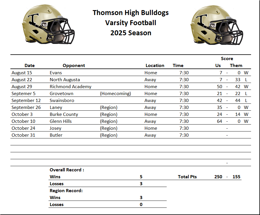 schedule