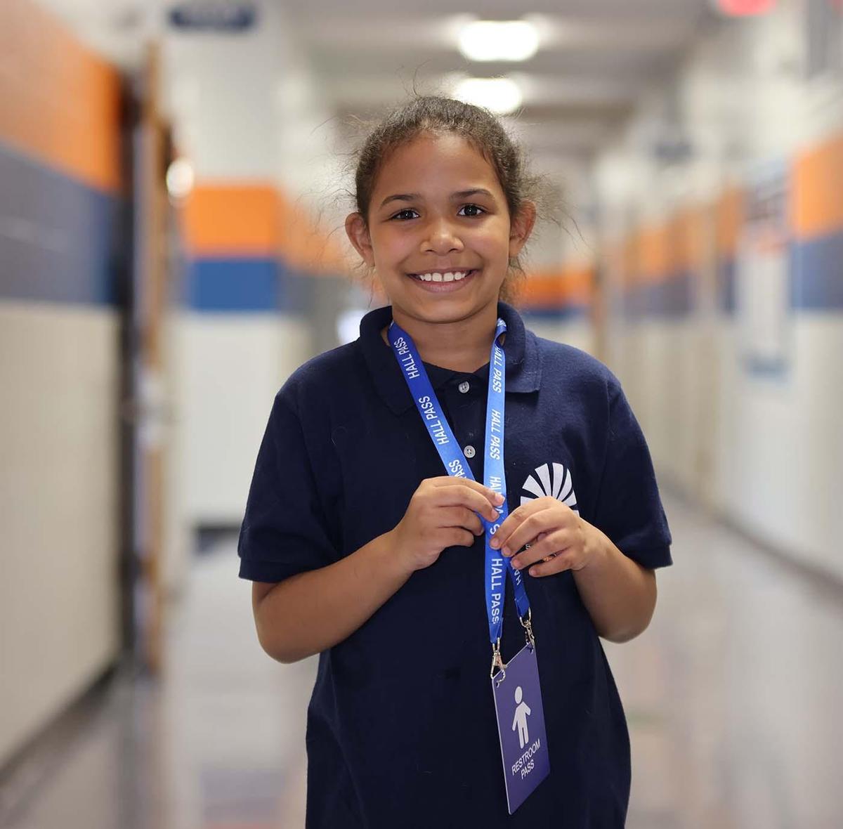 Horizon Science Academy Springfield North student drawing at a desk in a classroom setting
