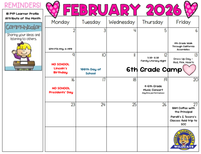 February 2026 Calendar